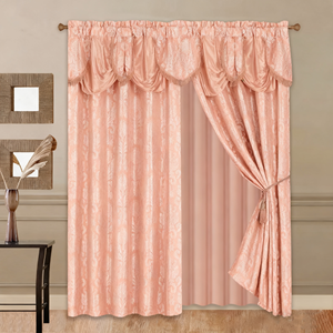Tenda Classica di Lusso per Hotel in Stile Dubai, 100% Poliestere con Motivo Jacquard, Oscurante Totale per Hotel e Uffici - Product Image 4