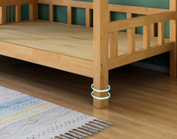 Lit superposé en bois de haute qualité et durable pour enfants, lit double en bois pour la maternelle, en vente