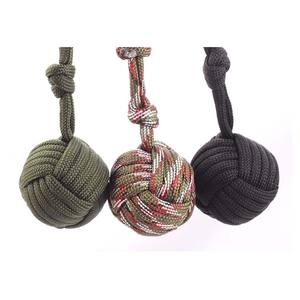 Kamp ve yürüyüş tırmanma araçları köpek oyuncak Paracord anahtarlık maymun yumruk için aktif köpek maceraları - Product Image 5