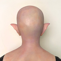 Drôle silicone visage réaliste Silicone vieil homme masque mâle déguisement Halloween Cosplay déguisement tête caoutchouc fête Costumes accessoires