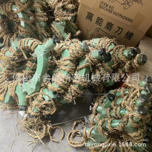Shenyang Baoji Lathe Center Rest 200mm Three Ring Follow Post Cast Iron Bearing Support For CAK6150 Machine - Product Image 1