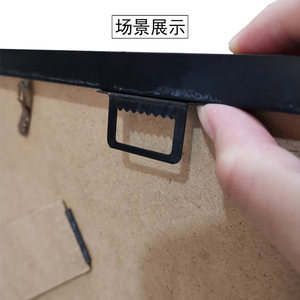 Cross Stitch Hardware <b>Frame</b> Accessories Black T L Shape Serrated Hooks Hinges 200 Pieces Per Pack Durable - Product Image 4
