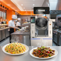 Robot Masak Otomatis Baja Anti Karat Ramah Lingkungan, Aman, dan Senyap, Mesin Masak Pintar, Mesin Penggorengan Pintar