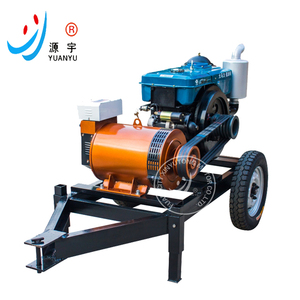 เครื่องกำเนิดไฟฟ้ากระแสสลับแบบเปิดขนาดเล็ก 5KW 8KW 10KW 12KW 15KW 20KW 24KW 30KW เครื่องยนต์สูบเดียวแบบลากจูง GF1 เครื่องกำเนิดไฟฟ้าแบบเปิด - Product Image 5