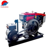 Mesin Las Busur DC 17 KVA 14KW, Generator Diesel 2.2KW 3KVA Starter Elektrik Magnet Permanen untuk Dijual