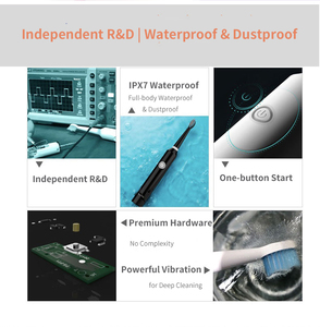 فرشاة أسنان تعمل بالبطارية بتقنية سونيك تولد ديناميكية سائلة فعالة للتنظيف العميق - Product Image 5