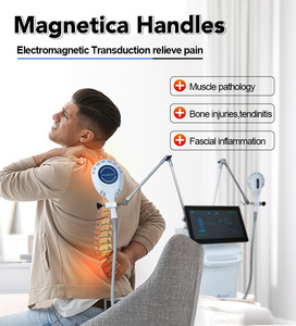 High Power Electromagnetic Therapy <b>Machine</b> Dual Handle Muscle Relaxation Joint Chronic Pain Relief Device - Product Image 4