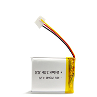 Baterai Li-Polymer Isi Ulang Berkualitas Tinggi OEM 703440 3.7V 1000mAh untuk Kunci Pintar Dengan UN38.3/UL1642/UL2054