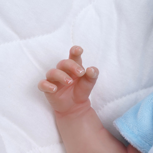 ตุ๊กตาเด็กหาย20นิ้ว50ซม.,ตุ๊กตาเด็กแรกเกิดลูลู3D มองเห็นหลอดเลือดดำมองเห็นได้สำหรับสะสมศิลปะของเล่นเด็ก - Product Image 4