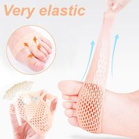 Coussinets en gel nid d'abeille pour l'avant-pied, soulagement de la douleur métatarsienne, semelles intérieures confortables unisexes pour talons hauts, antidérapantes et réutilisables