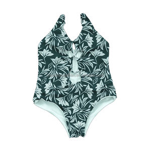 ชุดว่ายน้ำชิ้นเดียวสำหรับเด็กผู้หญิงบิกินี่แขนกุดดีไซน์ฮาวายสำหรับฤดูร้อน - Product Image 6