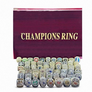 Amerikaanse Kampioenschap <span class=keywords><strong>Ring</strong></span> 57 Set Super Bol met 10cm Kleine Trofee Natuurlijke Steen 1966-2022 Fabriek Outlet - Product Image 2