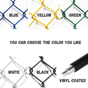 Valla de hierro tejido galvanizado SRX, eslabón de cadena recubierto de PVC fácilmente ensamblado, venta de enrejado de valla ciclónica/tipo de producto de puerta - Product Image 4