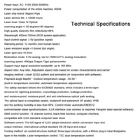 Nouveau projecteur laser d'animation de texte à faisceau RGB pleine couleur étanche pour extérieur, scène et mariage, 20W 30W 40W 50W 60W