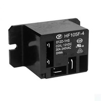 Composants électroniques, relais de puissance 12/24VDC 30A DIP 4 broches HF105F-4-012/024D-1HS pour relais