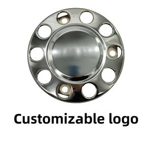 Cubierta de Cubo de Rueda de Camión de Acero Inoxidable de Alta Calidad con Logotipo Personalizable, 22.5 Pulgadas, 430 mm, 3988730, Universal para Camión - Product Image 3