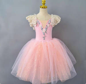 Robe de ballet longue professionnelle pour adultes, filles et femmes, tutu romantique, costumes de danse du cygne, robe de <span class=keywords><strong>ballerine</strong></span> Giselle pour enfants - Product Image 2