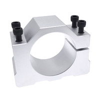 Moteur de broche refroidi par air 500W, alimentation 100V+WK611, régulateur de vitesse, mandrin ER11-8mm, CNC avec support de fixation 52mm