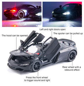 Jouet de <span class=keywords><strong>voiture</strong></span> en alliage de métal 1:32, <span class=keywords><strong>petite</strong></span> <span class=keywords><strong>voiture</strong></span> avec lumières et son - Product Image 4