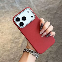 Coque en cuir souple TPU antichoc pour iPhone Air 16 Plus 14 12 13 15 16E 11 Pro Max