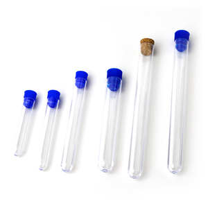 Laboratory Plastic Pp Round Bottom Test Tube Transparent Polystyrene Round Test Tube