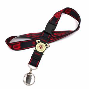 Lanière rose AK avec bouclier et clip, lanière détachable personnalisée avec bouclier de sororité grecque, porte-clés - Product Image 3
