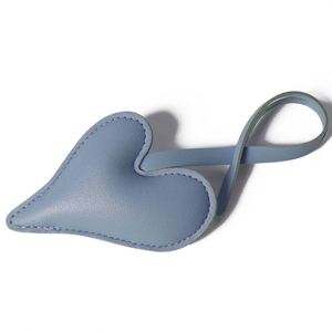 Cute Irregular Heart-Shaped Charms Colorful Pu Leather Puffy Pendant Keychain Bag Backpack Wallet Car Accessory Welcome <b>Gift</b> - Product Image 4