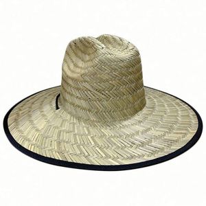 Outdoor Sunscreen Sun Hat <b>Mat</b> Straw Hollow Straw Cattail <b>Large</b> Brimmed Hat - Product Image 3