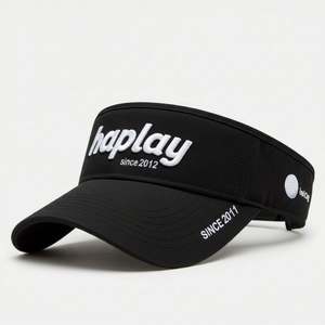 Gorra de Visera Unisex con Logotipo Personalizado Bordado, 100% Algodón, con Impresión Sólida para Deportes, Pesca, Viajes al Aire Libre - Product Image 3