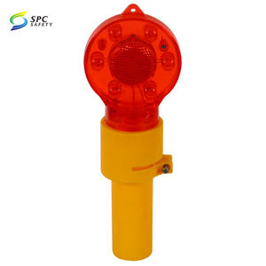 Lámpara estroboscópica led de cono de seguridad para carretera, luz de advertencia de tráfico <span class=keywords><strong>con</strong></span> anillo portátil, montada en mano, <span class=keywords><strong>con</strong></span> batería - Product Image 5