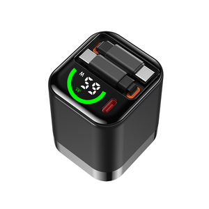 Cargador USB GaN PD de 65W, adaptador de carga rápida inteligente para portátil, cargador de pared retráctil QC3.0, cargador GaN de 65 vatios. - Product Image 1