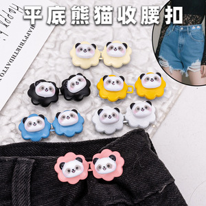 Cinturón moldeador de cintura con diseño de panda, con botones, base plana, sin costuras, sin clavos, con hebilla ajustable y de fijación, y hebilla reductora sin costuras. - Product Image 3