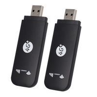 Routeur sans fil USB 4G LTE débloqué QLINK avec modem point d'accès Wi-Fi, emplacement pour carte SIM interne, téléchargement 150 Mbps / téléchargement 50 Mbps