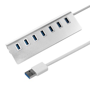 ฮับถ่ายโอนข้อมูล3.0 USB อลูมิเนียมอัลลอย<span class=keywords><strong>4</strong></span>/7พอร์ตกันลื่นมีในสต็อก - Product Image 2