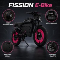 1500W Şişman Lastikli Elektrikli Bisiklet 20x4.5 48V 25AH Güçlü Motor Yüksek Performanslı Ekstrem Güçlü Tırmanış Yetenekli E-Bisiklet