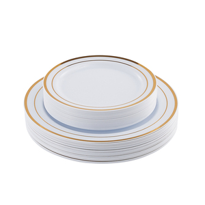 Bán buôn <span class=keywords><strong>PS</strong></span> nhựa dao kéo bộ đồ ăn dùng một lần 25 10.25 "tấm 25 7.5" tấm 25 dao 25 nĩa 25 muỗng - Product Image 3