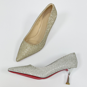Últimos Zapatos de Tacón Alto de Lujo para Mujer, Elegantes Tacones Finos con Punta en Pico y Pedrería para Banquetes - Product Image 3