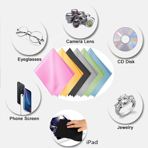 Custom <b>Print</b> Logo Eyeglasses Care Products Eyeglasses Cleaning Cloth Sunglasses Lens Cloth Microfiber Glasses Cleaning Cloth - Product Image 5