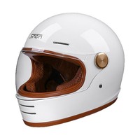Casque de moto rétro certifié DOT, coque ABS, casque ouvert vintage pour moto, doublure amovible, casque de sécurité chaud pour l'hiver