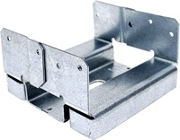 Base de poteau de secours galvanisée OEM, support solide d'usine en chine pour réduire le risque de décroissance aux extrémités du poteau et de la colonne