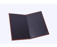 Couverture de menu A4 personnalisée de haute qualité