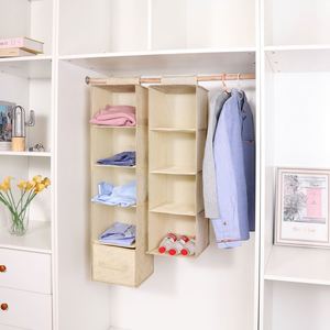 Factory Supply Hanging Non-woven Multi-layer Storage Rack Foldable Minimalist Design <b>Wardrobe</b> <b>Shoes</b> Organization Washable - Product Image 3