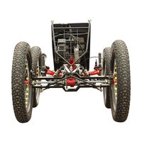 Cadre en alliage d'aluminium 4WD Off-Road Mountain Explore Fat Tire 4 Wheels Electric Recumbent Quad