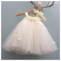 Robes de demoiselle d'honneur robe de baptême moelleux enfants robes de tutu de mariage pour enfants vêtements d'occasion spéciale robes de demoiselle d'honneur