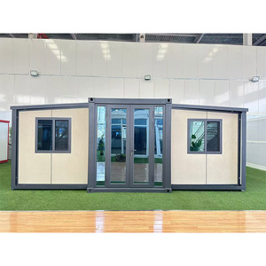 Maisons préfabriquées de 3 chambres à coucher Maison préfabriquée assemblée 40 pieds Maison préfabriquée en conteneur extensible et minuscule avec cuisine - Product Image 3
