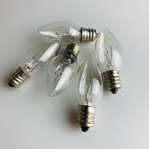 Ampoule à incandescence CE RoHS C7 transparente, petite ampoule bougie, <span class=keywords><strong>culot</strong></span> <span class=keywords><strong>E14</strong></span> E12, 120V 230V, pour lampe de sel, 5W 7W 10W 15W, ampoule indicatrice miniature - Product Image 6