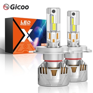 Phare LED GICOO X80 200W 6000K H1 H3 H4 H7 H11 9005 9006 CSP 200W 6000K - Product Image 6