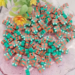 Perle acrylique bleue mélangée argile polymère flocons de neige tranches ciel pour noël Slime Nail Art Shaker embellissements - Product Image 6