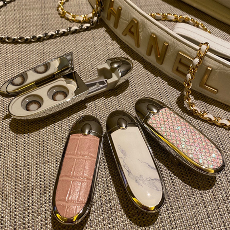 Футляр для контактных линз, дорожный футляр для линз, набор для ухода за глазами унисекс, контейнер-держатель