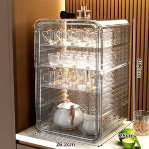 PET 소재로 만든 제조업체의 베스트 셀러 가정용 스토리지 랙 내구성 식기 보관 랙 - Product Image 5